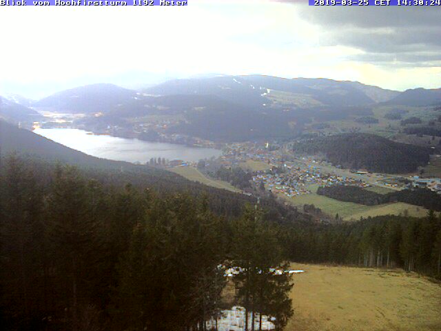 Blick vom Hochfirstturm Titisee-Neustadt Germany - Webcams Abroad live images