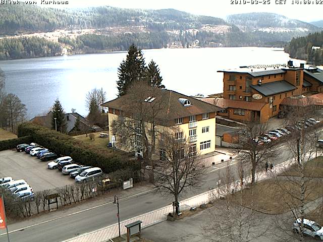 Blick vom Kurhaus Titisee-Neustadt Germany - Webcams Abroad live images